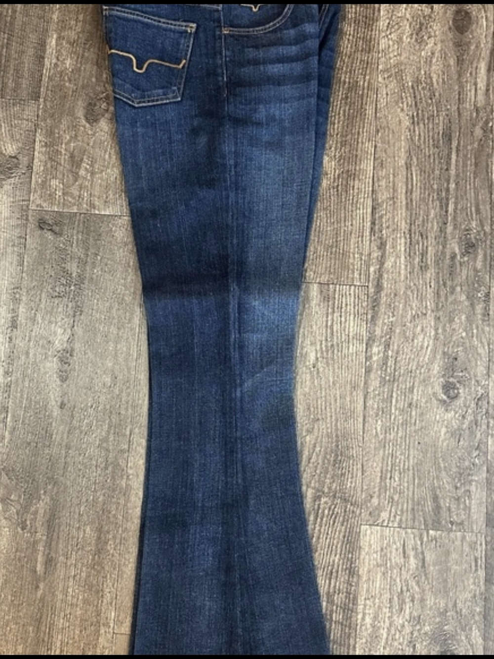 Kimes Jennifer Ranch Dark Blue Flare Jeans